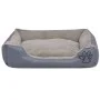 Dog bed with padded cushion size L gray by vidaXL, Beds for dogs - Ref: Foro24-170415, Price: 35,97 €, Discount: %