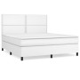 Boxspringbett mit weißer Kunstledermatratze 180x200 cm von , Betten und Lattenroste - Ref: Foro24-3142798, Preis: 632,82 €, R...