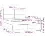 Box spring bed with white synthetic leather mattress 180x200 cm by , Beds and slatted bases - Ref: Foro24-3142798, Price: 656...