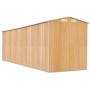 Garden shed light brown galvanized steel 192x689x223 cm by , Sheds - Ref: Foro24-3147477, Price: 864,62 €, Discount: %