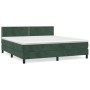 Boxspringbett mit dunkelgrüner Samtmatratze 180x200 cm von , Betten und Lattenroste - Ref: Foro24-3141260, Preis: 525,39 €, R...