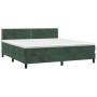 Boxspringbett mit dunkelgrüner Samtmatratze 180x200 cm von , Betten und Lattenroste - Ref: Foro24-3141260, Preis: 525,39 €, R...