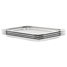 Gastronorm-Behälter 4 Stück GN 1/1 20 mm Edelstahl von , Eimer für Dampftische - Ref: Foro24-50878, Preis: 53,24 €, Rabatt: %