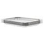 Gastronorm-Behälter 4 Stück GN 1/1 20 mm Edelstahl von , Eimer für Dampftische - Ref: Foro24-50878, Preis: 56,79 €, Rabatt: %
