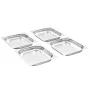 Gastronorm-Behälter, 8 Stück GN 1/2 40 mm aus Edelstahl. von , Eimer für Dampftische - Ref: Foro24-50886, Preis: 38,34 €, Rab...