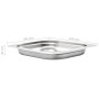 Gastronorm-Behälter, 8 Stück GN 1/2 40 mm aus Edelstahl. von , Eimer für Dampftische - Ref: Foro24-50886, Preis: 39,54 €, Rab...