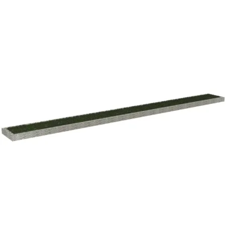 Arriate de gaviones de acero galvanizado 1000x100x20 cm de , Maceteros y jardineras - Ref: Foro24-151318, Precio: 132,70 €, D...