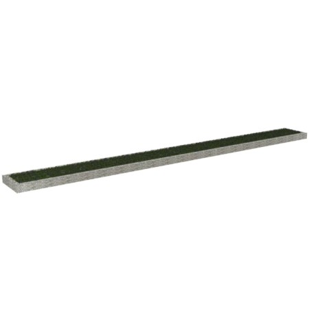 Galvanized steel gabion bed 1000x100x20 cm by , Pots and planters - Ref: Foro24-151318, Price: 135,80 €, Discount: %