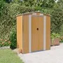 Gartenhaus aus hellbraunem, verzinktem Stahl, 192 x 108 x 223 cm von , Schuppen - Ref: Foro24-319275, Preis: 214,94 €, Rabatt: %