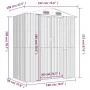 Gartenhaus aus hellbraunem, verzinktem Stahl, 192 x 108 x 223 cm von , Schuppen - Ref: Foro24-319275, Preis: 214,94 €, Rabatt: %