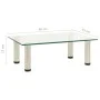 322760 TV-Ständer, transparent, 40 x 35 x 17 cm, gehärtetes Glas von , TV-Möbel - Ref: Foro24-322760, Preis: 29,66 €, Rabatt: %