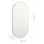 Espejo 60x30 cm vidrio by , Mirrors - Ref: Foro24-326082, Price: 20,06 €, Discount: %