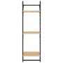 Wandregale 3 Ebenen Stangen 2 Einheiten Sonoma-Eiche 30x25x100 cm von , Regale und Regale - Ref: Foro24-836259, Preis: 32,39 ...