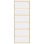 Puerta corredera dorada de vidrio ESG transparente y aluminio de , Puertas para el hogar - Ref: Foro24-155160, Precio: 123,96...