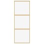 Schiebetür aus transparentem ESG-Glas und goldenem Aluminium von , Türen für zu Hause - Ref: Foro24-155148, Preis: 147,45 €, ...