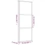 Puerta corredera dorada de vidrio ESG transparente y aluminio by , Doors for the home - Ref: Foro24-155148, Price: 145,14 €, ...