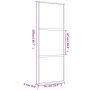 Schiebetür aus transparentem ESG-Glas und goldenem Aluminium von , Türen für zu Hause - Ref: Foro24-155148, Preis: 147,45 €, ...