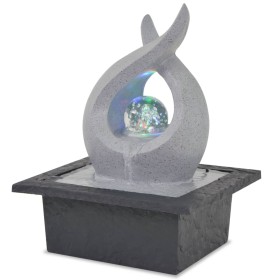 Polyresin LED Lighted Indoor Water Fountain by vidaXL, Fountains and waterfalls - Ref: Foro24-244288, Price: 42,10 €, Discoun...