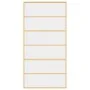 Schiebetür aus transparentem ESG-Glas und goldenem Aluminium von , Türen für zu Hause - Ref: Foro24-155162, Preis: 169,46 €, ...