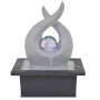 LED-beleuchteter Zimmerwasserbrunnen aus Polyresin von vidaXL, Brunnen und Wasserfälle - Ref: Foro24-244288, Preis: 42,10 €, ...