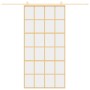 Schiebetür aus transparentem ESG-Glas und goldenem Aluminium von , Türen für zu Hause - Ref: Foro24-155174, Preis: 177,35 €, ...