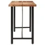 Hohes Tisch aus Eisen und massivem Akazienholz 180x70x107 cm von , Küchen- und Esstische - Ref: Foro24-356378, Preis: 327,51 ...