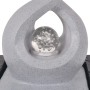 LED-beleuchteter Zimmerwasserbrunnen aus Polyresin von vidaXL, Brunnen und Wasserfälle - Ref: Foro24-244288, Preis: 42,10 €, ...