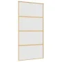 Schiebetür aus goldenem ESG-Milchglas und Aluminium von , Türen für zu Hause - Ref: Foro24-155183, Preis: 183,68 €, Rabatt: %