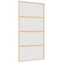 Schiebetür aus goldenem ESG-Milchglas und Aluminium von , Türen für zu Hause - Ref: Foro24-155183, Preis: 187,47 €, Rabatt: %