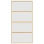 Schiebetür aus goldenem ESG-Milchglas und Aluminium von , Türen für zu Hause - Ref: Foro24-155183, Preis: 187,47 €, Rabatt: %