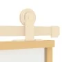 Schiebetür aus goldenem ESG-Milchglas und Aluminium von , Türen für zu Hause - Ref: Foro24-155183, Preis: 183,68 €, Rabatt: %