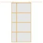 Schiebetür aus goldenem ESG-Milchglas und Aluminium von , Türen für zu Hause - Ref: Foro24-155195, Preis: 188,93 €, Rabatt: %