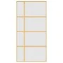 Schiebetür aus goldenem ESG-Milchglas und Aluminium von , Türen für zu Hause - Ref: Foro24-155195, Preis: 188,93 €, Rabatt: %