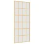 Schiebetür aus goldfarbenem ESG-Milchglas und Aluminium 90x205cm. von , Türen für zu Hause - Ref: Foro24-155176, Preis: 174,6...