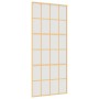 Schiebetür aus goldfarbenem ESG-Milchglas und Aluminium 90x205cm. von , Türen für zu Hause - Ref: Foro24-155176, Preis: 177,0...