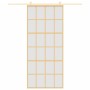 Schiebetür aus goldfarbenem ESG-Milchglas und Aluminium 90x205cm. von , Türen für zu Hause - Ref: Foro24-155176, Preis: 177,0...
