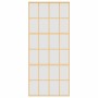 Schiebetür aus goldfarbenem ESG-Milchglas und Aluminium 90x205cm. von , Türen für zu Hause - Ref: Foro24-155176, Preis: 177,0...