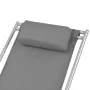 Liegestühle 2 Einheiten aus grauem Stahl von vidaXL, Liegen - Ref: Foro24-42938, Preis: 149,50 €, Rabatt: %