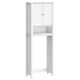 Mueble para inodoro BERG madera maciza blanco 60x27x164,5 cm by , Bathroom furniture - Ref: Foro24-358554, Price: 168,67 €, D...