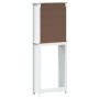 Toilettenmöbel BERG Massivholz Weiß 60x27x164,5 cm von , Badezimmermöbel - Ref: Foro24-358554, Preis: 168,67 €, Rabatt: %