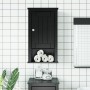 Wandregal Badezimmer BERG Massivholz Kiefer Schwarz 40x27x71,5cm von , Badezimmermöbel - Ref: Foro24-358549, Preis: 78,03 €, ...