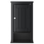 Wandregal Badezimmer BERG Massivholz Kiefer Schwarz 40x27x71,5cm von , Badezimmermöbel - Ref: Foro24-358549, Preis: 78,03 €, ...
