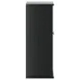 Mueble de pared baño BERG madera maciza pino negro 40x27x71,5cm de , Muebles de baño - Ref: Foro24-358549, Precio: 76,76 €, D...
