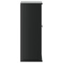 Mueble de pared baño BERG madera maciza pino negro 40x27x71,5cm by , Bathroom furniture - Ref: Foro24-358549, Price: 78,03 €,...