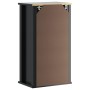 Wandregal Badezimmer BERG Massivholz Kiefer Schwarz 40x27x71,5cm von , Badezimmermöbel - Ref: Foro24-358549, Preis: 78,03 €, ...