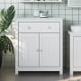 Mueble de baño BERG madera maciza de pino blanco 69,5x34x80 cm by , Bathroom furniture - Ref: Foro24-358542, Price: 161,67 €,...