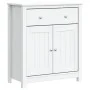 Badezimmermöbel BERG aus massiver Kiefer in Weiß 69,5x34x80 cm von , Badezimmermöbel - Ref: Foro24-358542, Preis: 158,36 €, R...