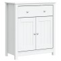 Mueble de baño BERG madera maciza de pino blanco 69,5x34x80 cm by , Bathroom furniture - Ref: Foro24-358542, Price: 161,67 €,...