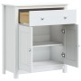 Badezimmermöbel BERG aus massiver Kiefer in Weiß 69,5x34x80 cm von , Badezimmermöbel - Ref: Foro24-358542, Preis: 161,67 €, R...