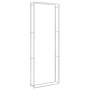 Estante para leña acero inoxidable 110x28x312 cm by , Firewood bags and holders - Ref: Foro24-357867, Price: 104,64 €, Discou...